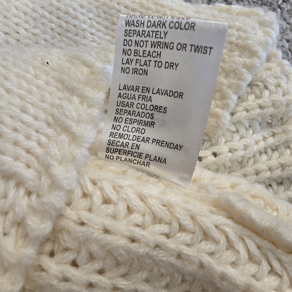 Ivory Mock Neck Sweater - Picture 5 of 6